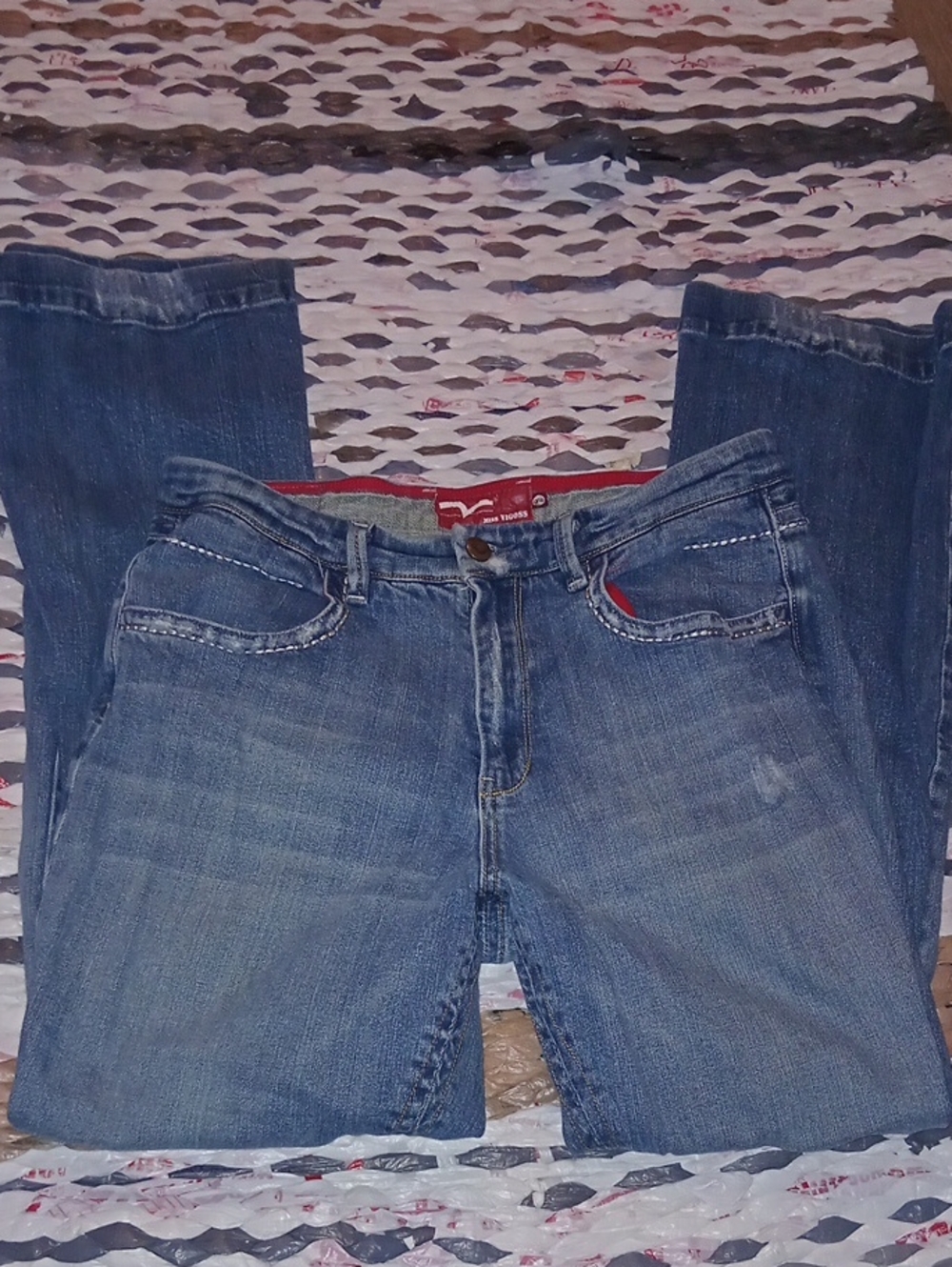 Miss Vigoss Women's Medium Blue Boot Cut Jeans